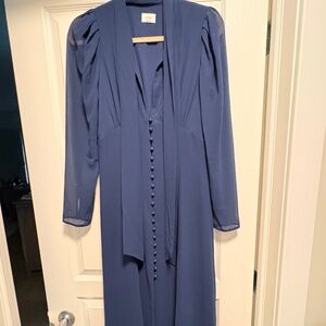 Wilfred blue dress with buttons